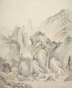 水墨山水图景