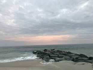 海边黄昏