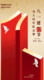 八一建军节宣传海报