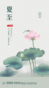夏至荷花图