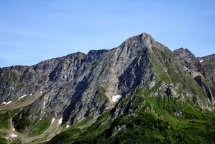 巍峨青山绿意浓