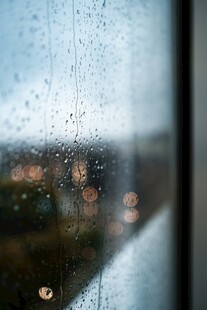 雨天玻璃水珠