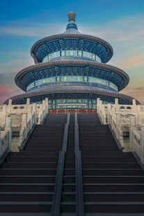 天坛式建筑的宏伟景观
