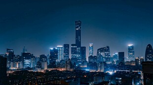 都市璀璨夜景