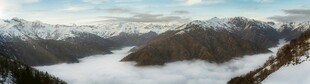 壮丽雪山景观