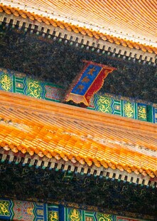 中式古建筑屋檐精美细节