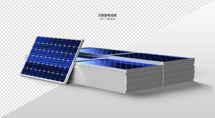 多块 太阳能电池板 光伏电板
