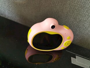 粉色卡通鸭形儿童相机