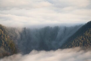 山间云海美景