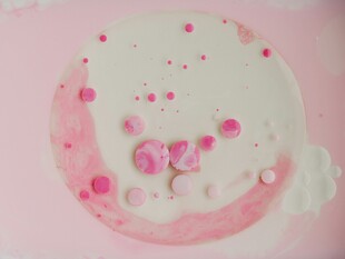 梦幻粉色泡泡艺术纹理