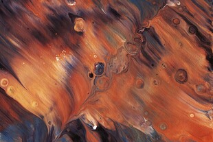 火星表面壮观地貌景观