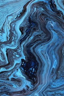 蓝色流体艺术纹理图案