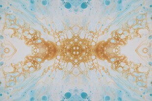 梦幻对称抽象艺术图案