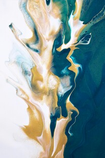 抽象流体艺术纹理画面