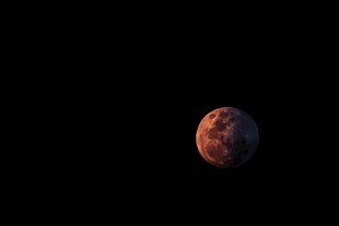 红色星球特写