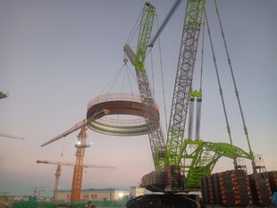 海上风电施工场景