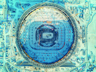 芯片微观结构特写