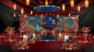 中式传统婚礼场景布置