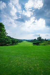 绿野蓝天