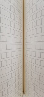 白色砖墙纹理特写