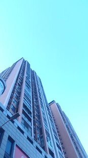 现代高楼大厦仰视景观