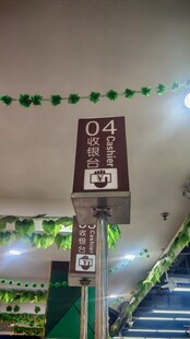 商场区域指示牌