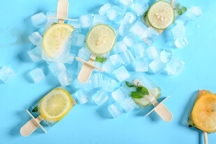 柠檬薄荷冰棍