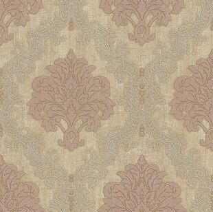 经典欧式大马士革壁纸图案设计单