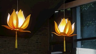 莲花造型吊灯