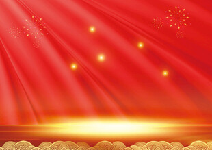 红色背景