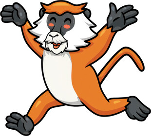 跳跃的欢乐小猴