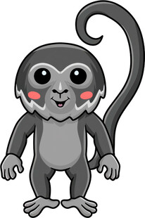 可爱卡通小猴子形象