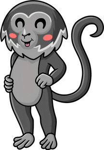 可爱猴子卡通形象