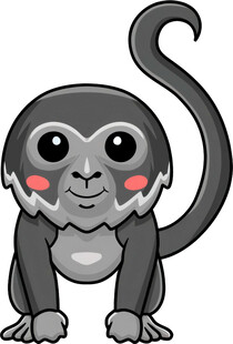 可爱小猴子卡通形象