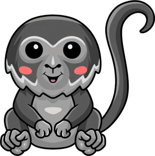 可爱小猴子卡通形象
