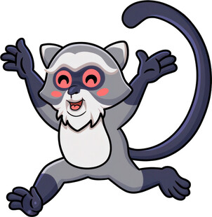 跳跃的狐猴