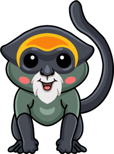 可爱卡通猴子形象