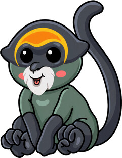 可爱小猴卡通形象