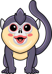 可爱卡通小猴形象