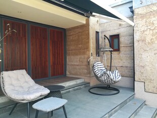 现代简约户外休闲小空间