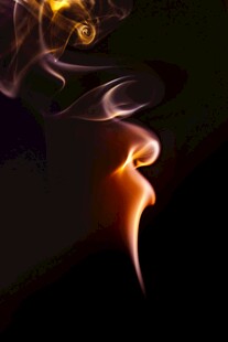 灵动火焰烟雾艺术画面