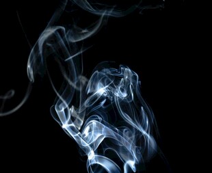 梦幻蓝色烟雾艺术效果