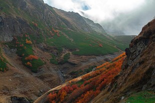 山间多彩秋景