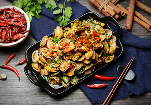 香辣美味炒蛤蜊