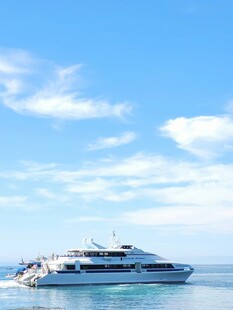 海上豪华游轮航行