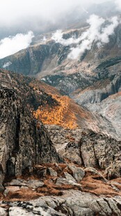 壮丽高山景观