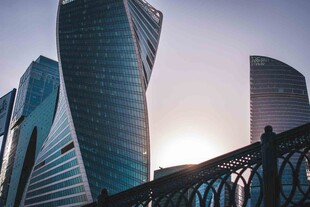 现代都市摩天大楼景观