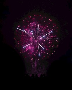 梦幻灯泡烟花绽放效果