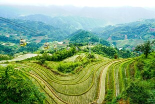 山间梯田美景