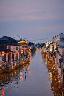 水乡夜景